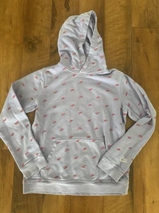 Nike unisex youth hoodie, large, periwinkle blue/purple with red logo - Picture 1 of 4