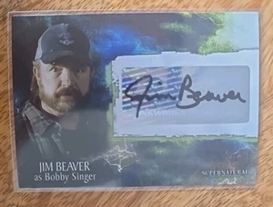 Supernatural Season 3 Auto Autograph A20 Jim Beaver as Bobby Singer HTF - Picture 1 of 2