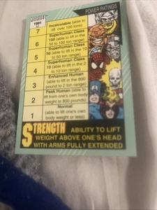 1991 Impel Marvel Universe II SET BREAK #159 Strength Speed  - Bild 1 von 1