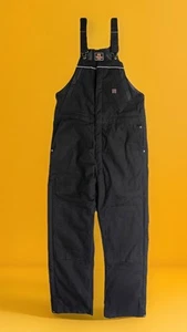Walls Blizzard Pruf Bib Overalls - Men's MR, Insulated Duck DWR Lg/Sh - Picture 1 of 9