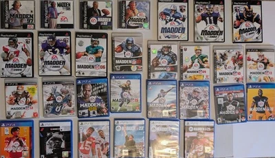 Rare Complete Collection of EA Madden NFL PlayStation Games 1997-2025 Read DSCRP - Image 1 of 4