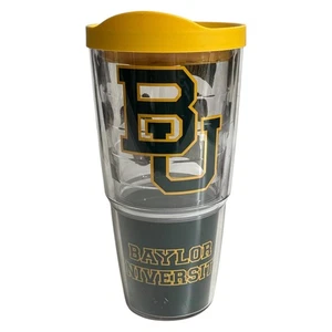 Baylor Bears Tervis Tumbler Cup 24oz Lid Insulated Green Gold NCAA College USA - Picture 1 of 10