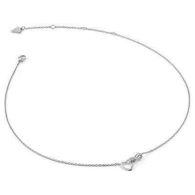 GUESS Schmuck Damen-Kette Herz Unendlichkeit Silberfarben JUBN05530JWRH - Bild 1 von 2