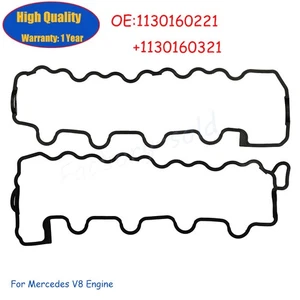  Juego 2 PIEZAS Junta Cubierta Válvula Lado Izquierdo Derecho Para Motor Mercedes V8  - Imagen 1 de 5