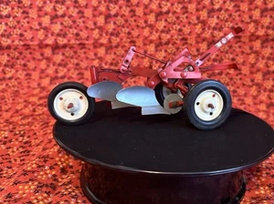 Vintage Tru-Scale 2 Bottom Plow 1/16 Scale Red Tractor Farm Toy - Picture 1 of 15
