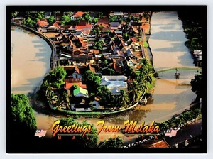 Postal vintage Kampung Malaca Malasia 4,5""x6,5"" AF461 - Imagen 1 de 2
