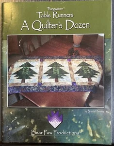 Triangulations Tischläufer - ein Quilter's Dozen [ Brenda Henning] gebraucht - Bild 1 von 4