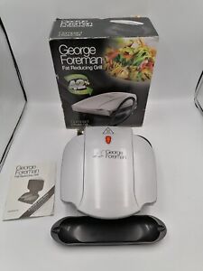 George Foreman Compact 2 Portion Grill Grilling Machine Fat Reducing Grill