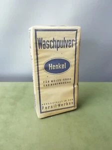 alte WASCHPULVER original Verpackung Bleich Soda Pulver henkel 1940-49 RARITÄT  - Bild 1 von 4