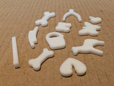 Operation Board Game Spare Replacement Parts | 11 White Pieces | Cavity Sam - Image 1 of 4