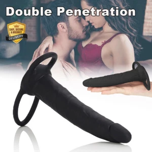 Thrusting Realistic Adult Double Wearable Vibrator On Backdoor Sucking Sex Toy - Picture 1 of 11