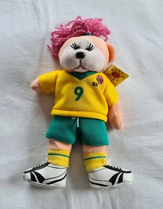 Skansen Beanie Kids BK804 Tracy The Soccer Girl Bear Australia With Tags - Picture 1 of 6