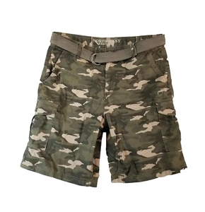 Northwest Territories camo cargo shorts men's 38x11 Green outdoor cotton - Picture 1 of 14