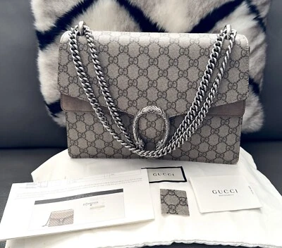 AUTH GUCCI DIONYSUS GG SUPREME MONOGRAM Large Shoulder Bag - Image 1 of 4