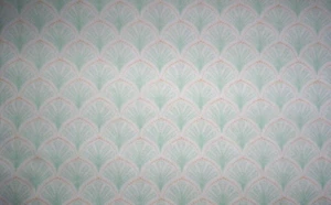 Laura Ashley new vintage Palmetto fabric - very wide - 2.7 yards aquamarine - Picture 1 of 5