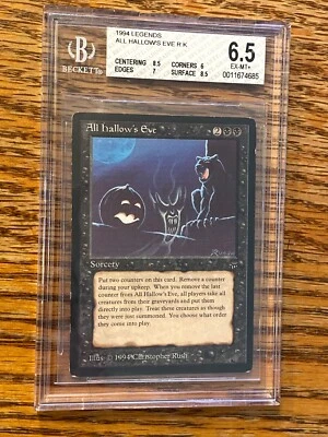 All Hallow’s Eve Legends BGS 8.5/7/6/8.5 Grade EX-MT+ (RG) 4RCards - Image 1 of 4