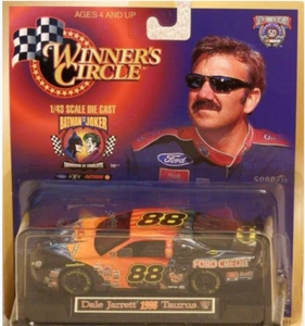 DALE JARRETT #88 BATMAN VS JOKER FORD TAURUS 1:43 Winners Circle 1998 NASCAR NEW - Picture 1 of 2