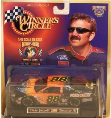 DALE JARRETT #88 BATMAN VS JOKER FORD TAURUS 1:43 Winners Circle 1998 NASCAR NEW - Image 1 of 2