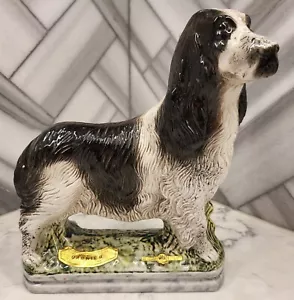 VINTAGE GARNIER COCKER SPANIEL #287 DECANTER BOTTIGLIA LIQUORE FRANCESE 1971 SENZA PATATINE - Foto 1 di 12