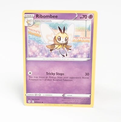 Ribombee 079/203 Pokemon SWSH07: Evolving Skies Uncommon NM - Image 1 of 2