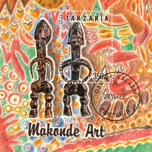 Tanzania - Makonde Art - Dar es Salaam 24/12/1992 (CTO) - Picture 1 of 1