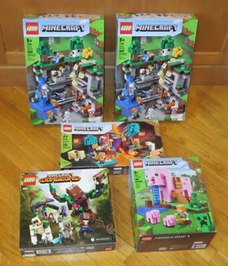 LEGO Minecraft - 5 versiegelte Sets - 21169 21168 21170 21176 (Regalspuren) - Bild 1 von 10