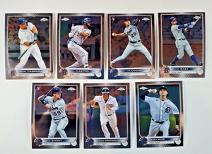 2022 Topps Chrome Detroit Tigers Team Set - Picture 1 of 2