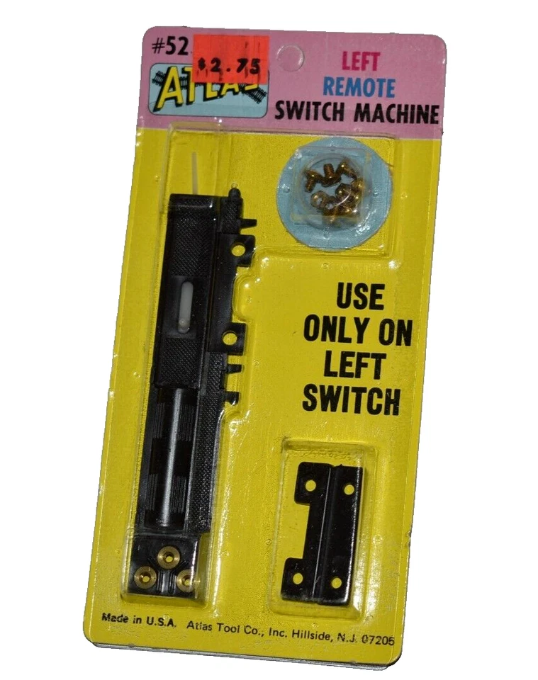 ATLAS #52 LEFT-HAND Remote Switch Machine NOS Model Railroad Layout - Image 1 of 1