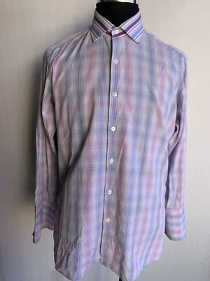 ⭐️   TURNBULL  ASSER   DRESS SHIRT FRENCH CUFFS  15.5 - 32   ⭐️ - Image 1 of 4