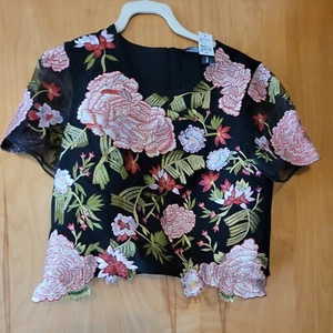 Natori NWT $1295 Josie Garden Tapestry  Sz 14   - Picture 1 of 12