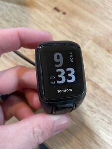 TomTom Runner GPS Watch, used, black Broken Band