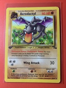 Aerodactyl 1a Edizione 16/62 Non Holo Raro Pokemon Giungla 1999 - Foto 1 di 2