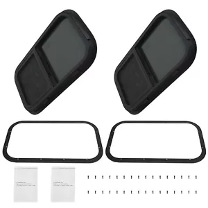 2x 12" Wx22" H RV Camper Vertical Window fit RV/Camper/Trailer/Cargo/Food Truck - Picture 1 of 10