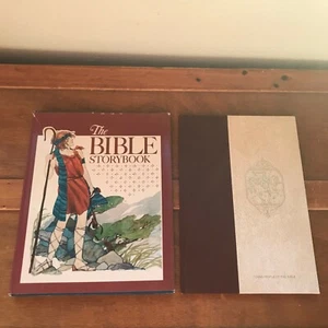 Vintage Lot of 2 YOUNG PEOPLE OF THE BIBLE Storybook Religious Hardcover Books  - Picture 1 of 9