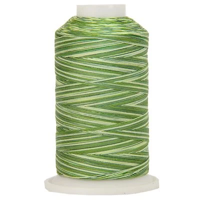 VARIEGATED MULTICOLOR 100% COTTON THREAD 600M BY THE SPOOL - SEWING QUILTING - Image 1 of 4