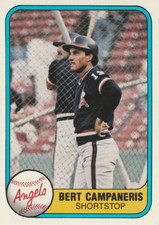 1981 FLEER  /  BERT CAMPANERIS CARD