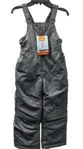 Cat & Jack Kid Size XS Snow Pants Overall Adjustable Gray Zip NWT - Picture 1 of 9