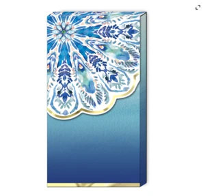 Punch Studio 75 Sheet Azure Medallion Tall Notepad - Picture 1 of 2
