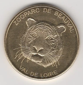 A S/DATE TOKEN MEDAILLES ET PATRIMOINE -- 41 110 ZOOPARC BEAUVAL TIGRE 2 - Picture 1 of 2