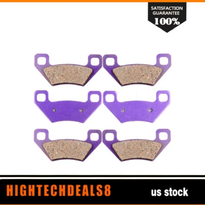 Pastillas de freno delanteras y traseras zapatas de fibra de carbono para KYMCO 2008-2012 4x4 IRS MXU 375 Foto 1 de 4