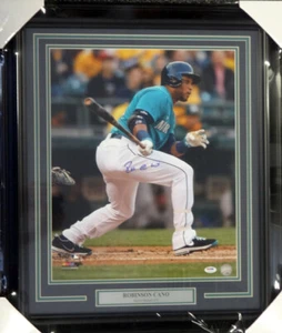 ROBINSON CANO AUTOGRAPHED FRAMED 16X20 PHOTO SEATTLE MARINERS PSA/DNA ITP 94176 - Picture 1 of 5