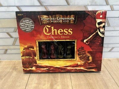 Vintage 2007 Pirates of the Caribbean Chess At Worlds End COMPLETE Board Game  - Image 1 of 4