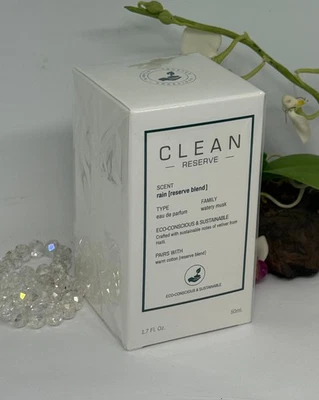 Clean Reserve Rain EDP Eau De Parfum Spray para Hombres y Mujeres - 1.7 fl oz - Sellado Foto 1 de 4