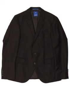 JOOP Mens 2 Button Blazer Jacket IT 50 Large Black Wool ED10 - Picture 1 of 3