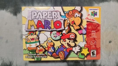 Paper Mario (Nintendo 64 N64, 2001) в комплекте (CiB)  - Изображение 1 из 4