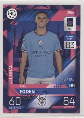 2022-23 Topps Match Attax UCL Final Phil Foden - Image 1 of 2