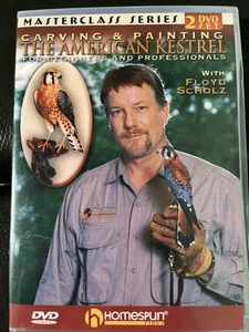 Carving & Painting The American Kestrel - 2 DVD Set Masterclass Series - RARE - Imagen 1 de 1