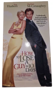 VHS Tapes HOW TO LOSE A GUY IN 10 DAYS (Kate Hudson & Matthew McConaughey 2003) - Picture 1 of 2