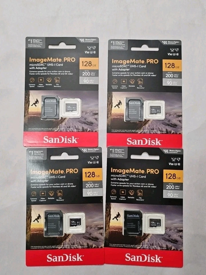 Sandisk ImageMate Pro 128GB microSDXC SDSQXCD-128G-AWCJA