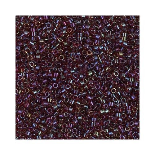 Miyuki Delica DB1751 11/0 Transparente Color Rubí Forrado Negro Cereza AB 7,2 g Foto 1 de 1